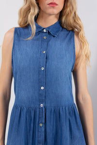 ABITO CHEMISIER S/M CHAMBRAY