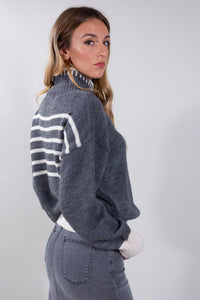 MAGLIA RIGATA PUNTO CAVALLO