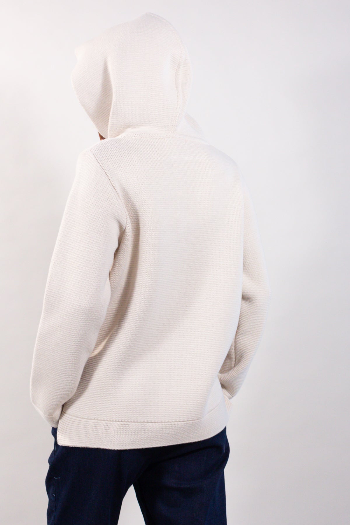 GIACCA ZIP CAPPUCCIO