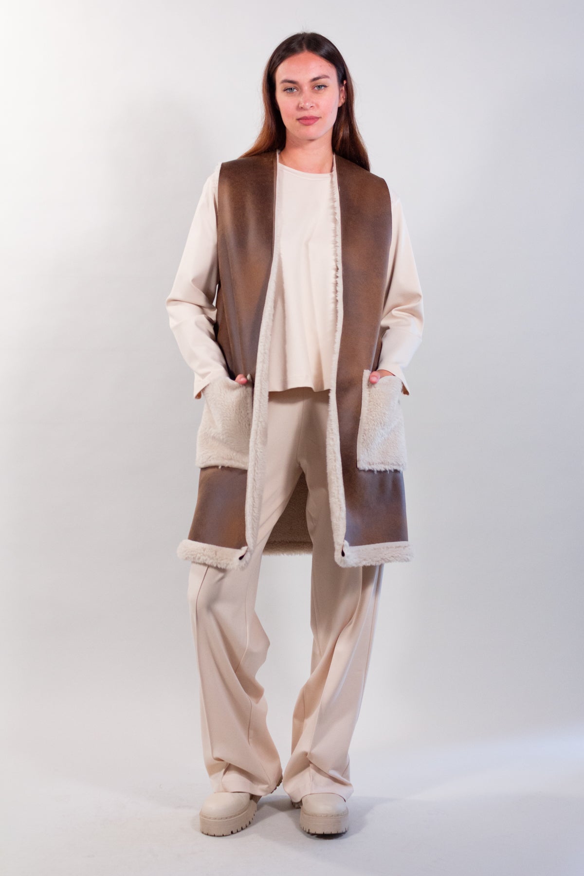 GILET LUNGO ECO-MONTONE
