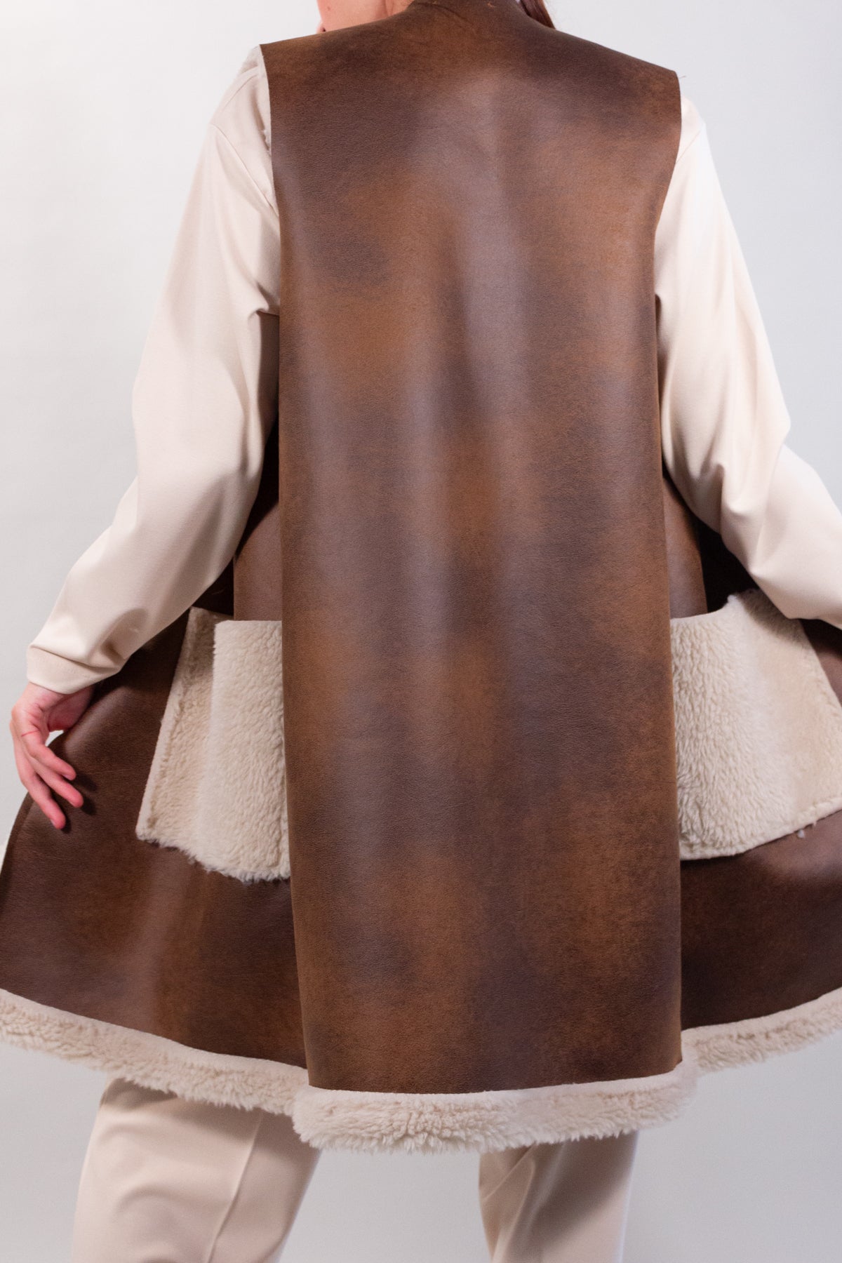 GILET LUNGO ECO-MONTONE