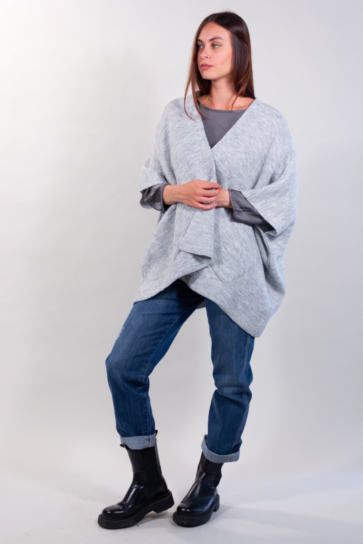 KNIT CAPE UNITO