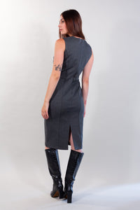 ABITO MIDI SCOLLO CUORE