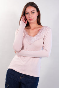 MAGLIA SCOLLO V PIZZO