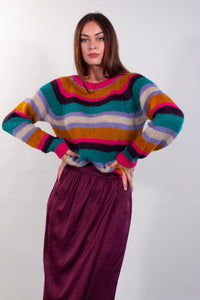 MAGLIA MOHAIR MULTICOLOR