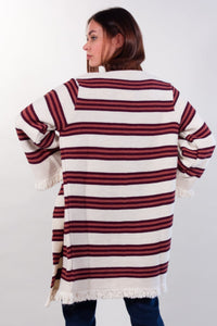 CARDIGAN CHANEL LUNGO FRANGE