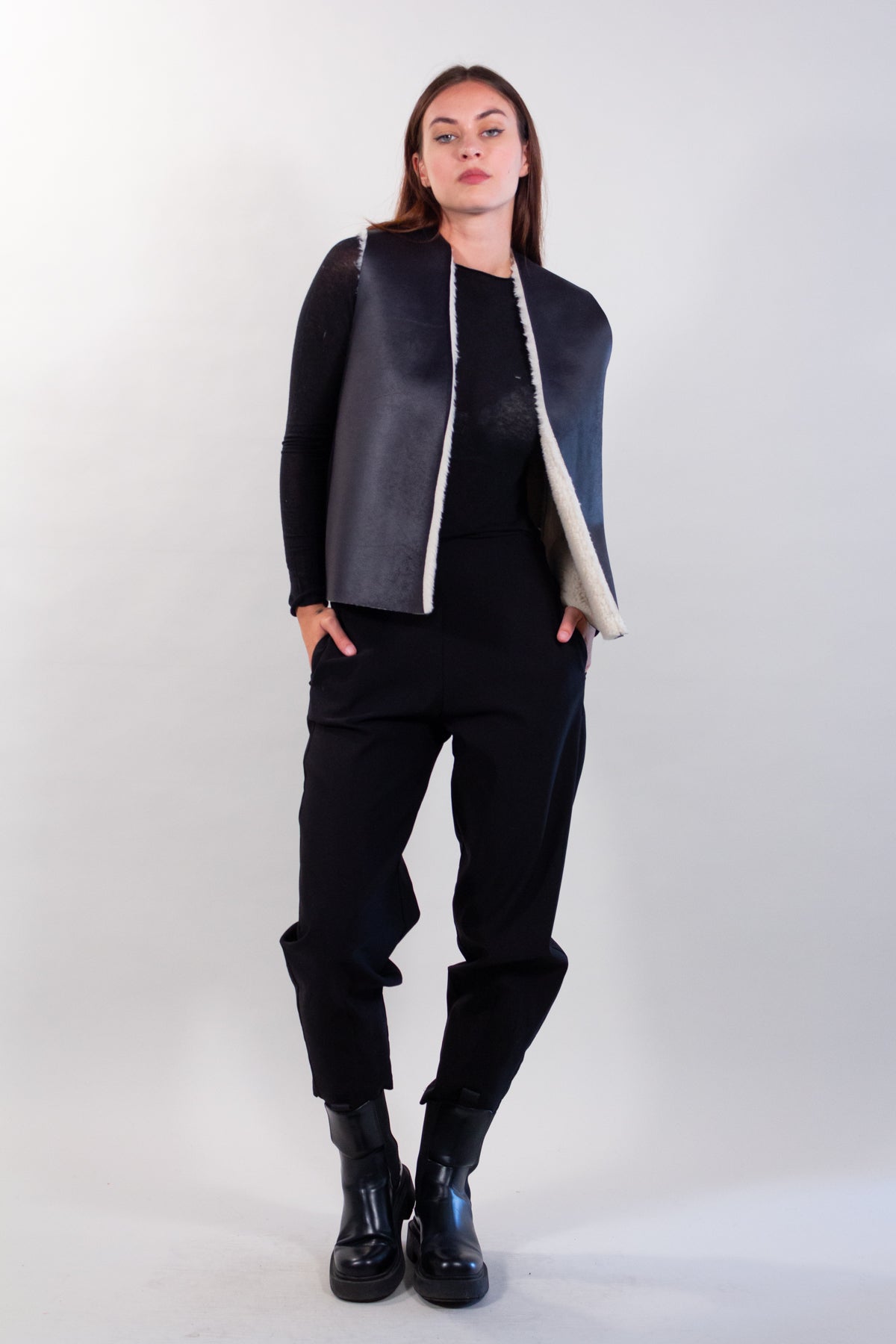 GILET CORTO ECO-MONTONE