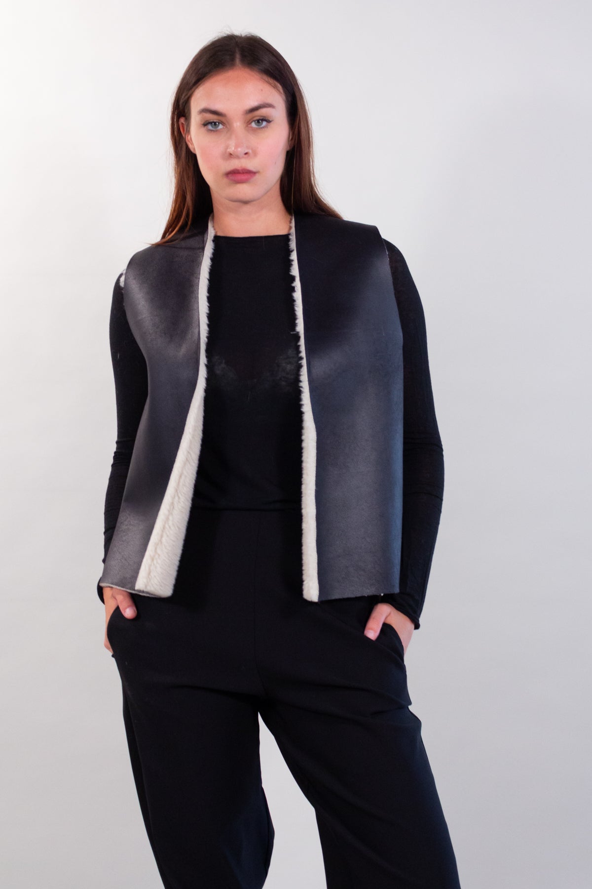 GILET CORTO ECO-MONTONE