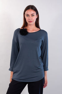 MAGLIA BORDO ECO + SPILLA