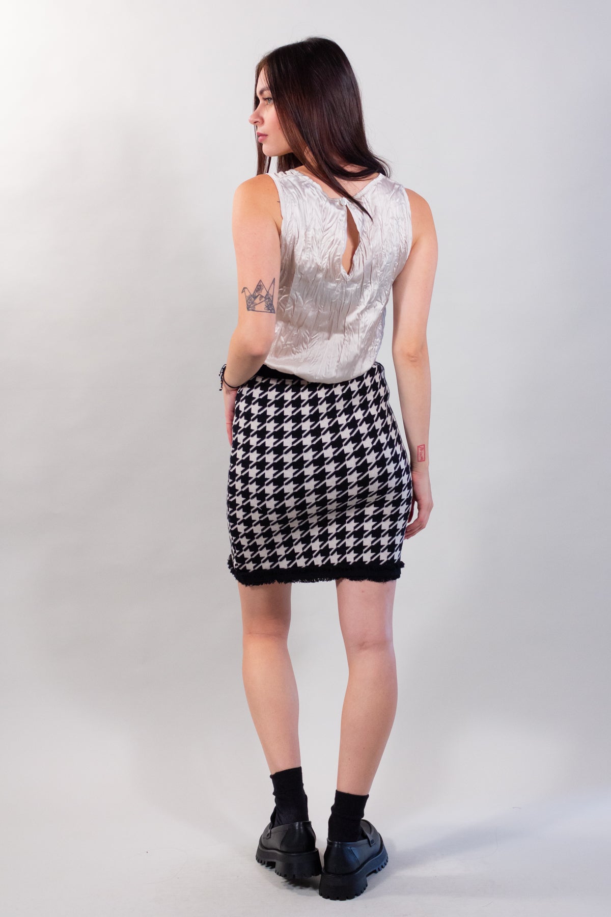 MINIGONNA CHANEL PIED DE POULE
