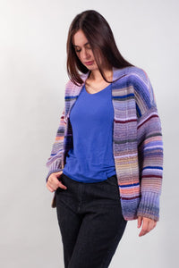 CARDIGAN RIGATO COLORS