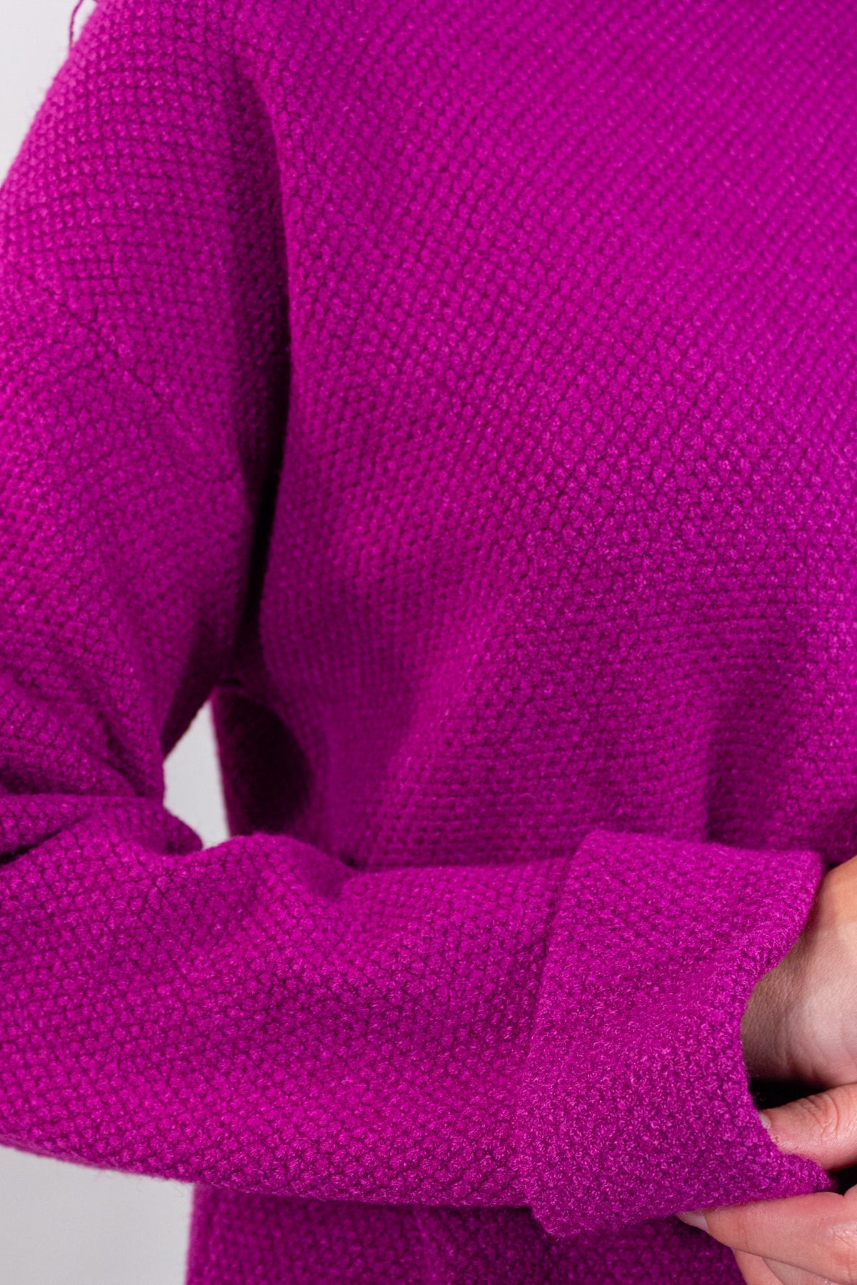 MAGLIA POLSI RISVOLTO