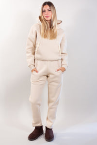 PANTALONE FELPA STRASS